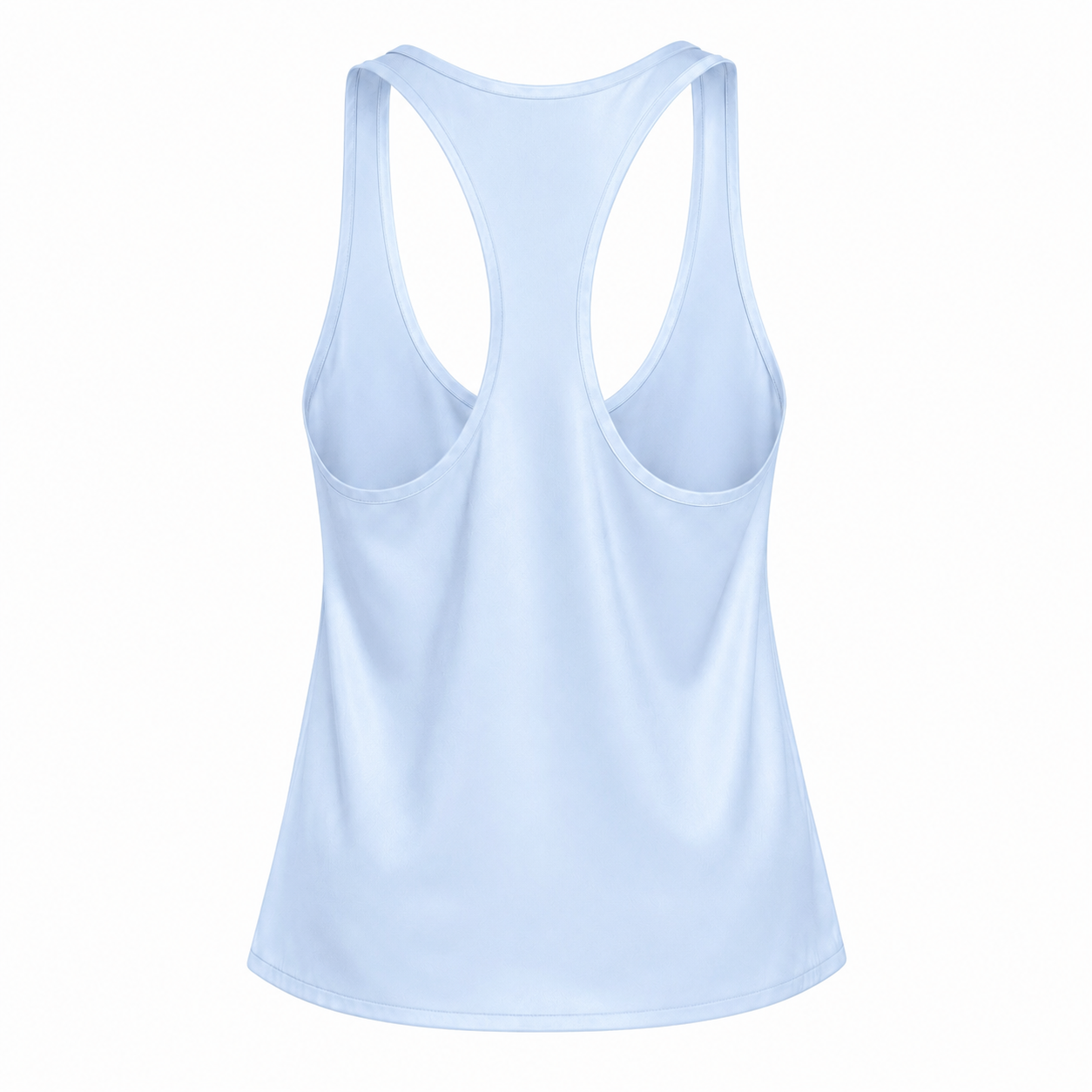 Rio Satin Top - Baby Blue