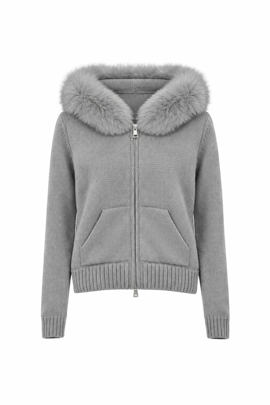 Florence Knit Cardigan - Grey