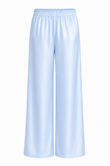 Rio Satin Pants- Baby Blue