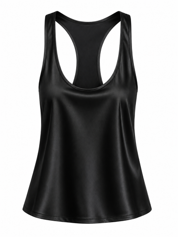 Rio Satin Top - Black