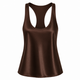 Rio Satin Top - Espresso Brown