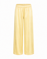 Rio Satin Pants- Butter Yellow
