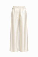 Rio Satin Pants- Ivory