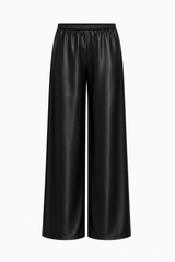 Rio Satin Pants- Black
